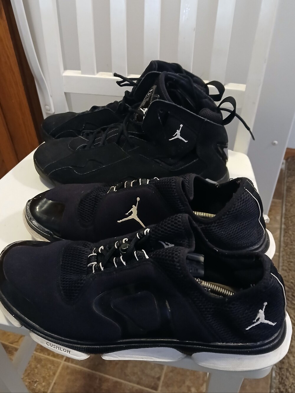 Bundle of 2 Pairs Men's Jordan Sneakers - Size 14 - True Flight & RCVR 2